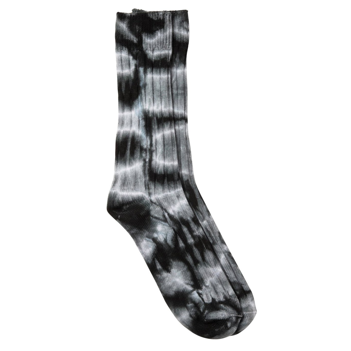 Stussy Dyed Ribbed Crew Socks - Grey