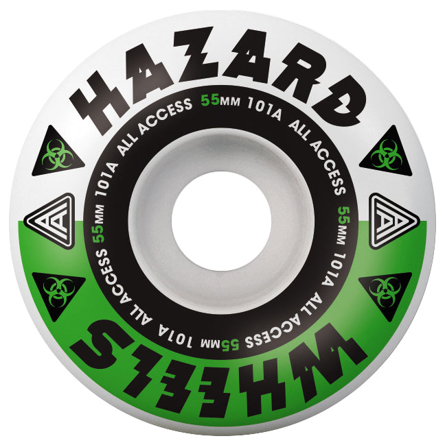 Madness Melt Down Radial Wheels - 55mm 101A White/Green