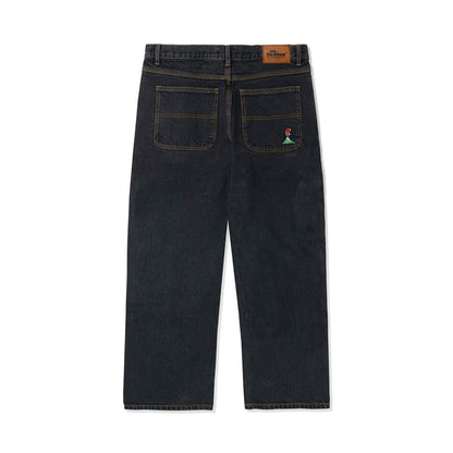 Butter Goods Mushroom Denim Pants - Washed Black