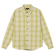 Load image into Gallery viewer, Stussy Beach Plaid Shirt - Lime