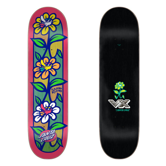 Santa Cruz Delfino Flower Crew VX Deck - 8.25 X 31.6