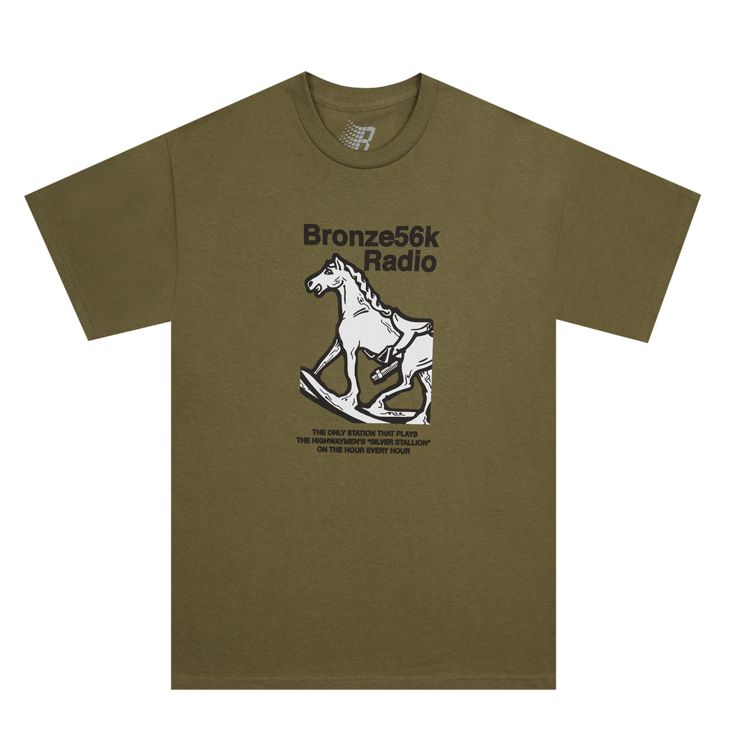 Bronze 56K Silver Station Tee - Military Green