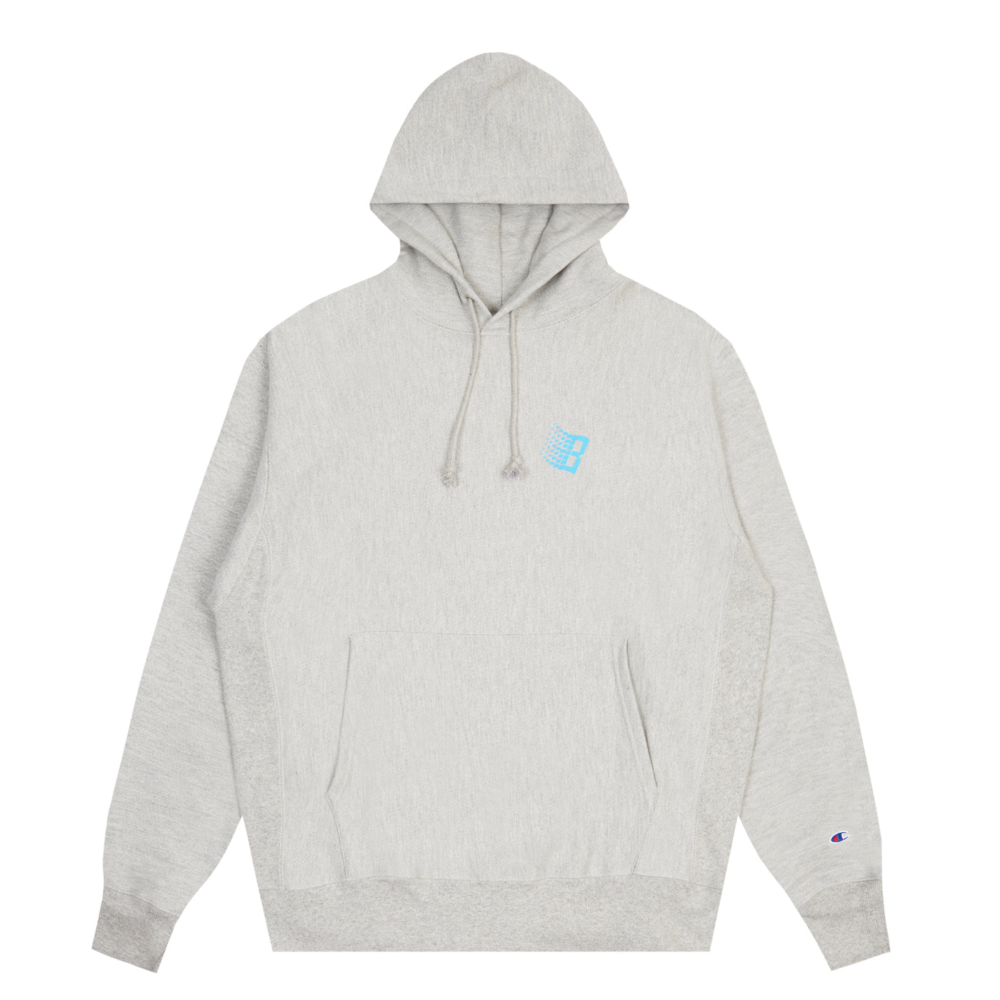 Bronze 56K 3D B Logo Hoodie - Heather Grey