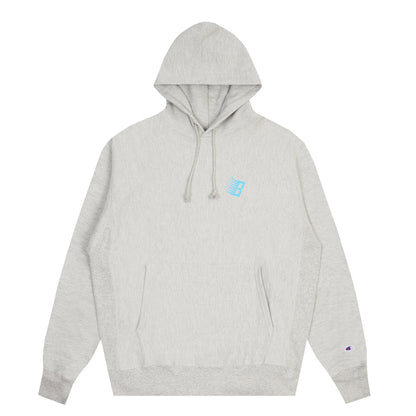 Bronze 56K 3D B Logo Hoodie - Heather Grey