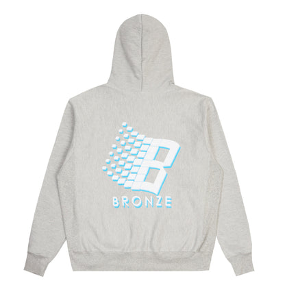 Bronze 56K 3D B Logo Hoodie - Heather Grey