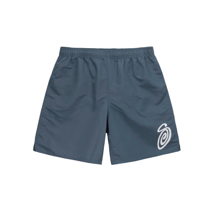 Stussy Curly S Water Short - Washed Navy