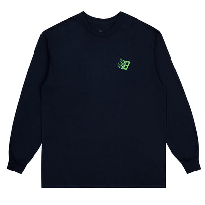 Bronze 56K 3D B Logo Longsleeve - Navy