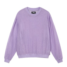 Load image into Gallery viewer, Stussy Cotton Mesh Longsleeve Crew - Lavender