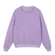Load image into Gallery viewer, Stussy Cotton Mesh Longsleeve Crew - Lavender