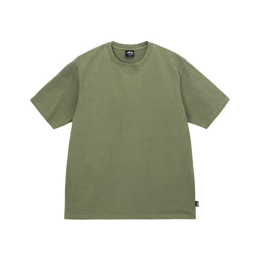 Stussy Pigment Dyed Crew Tee - Olive