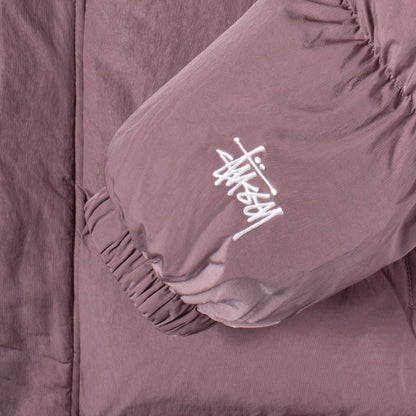 Stussy Ripstop Down Puffer Jacket - Rose