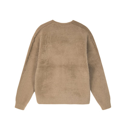 Stussy Shaggy Cardigan - Taupe