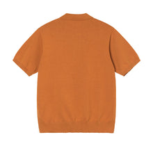 Load image into Gallery viewer, Stussy Classic SS Polo Sweater - Orange