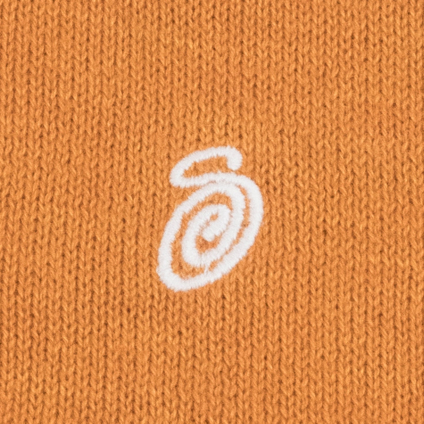 Stussy Classic SS Polo Sweater - Orange