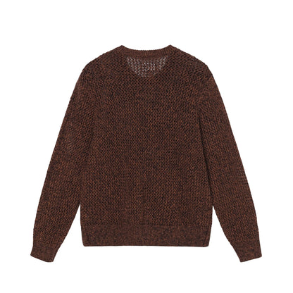 Stussy 2 Tone Loose Gauge Sweater - Black