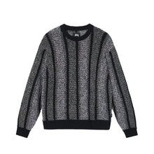 Load image into Gallery viewer, Stussy Baja Loose Gauge Sweater - Black