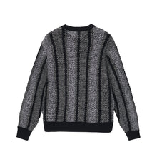 Load image into Gallery viewer, Stussy Baja Loose Gauge Sweater - Black