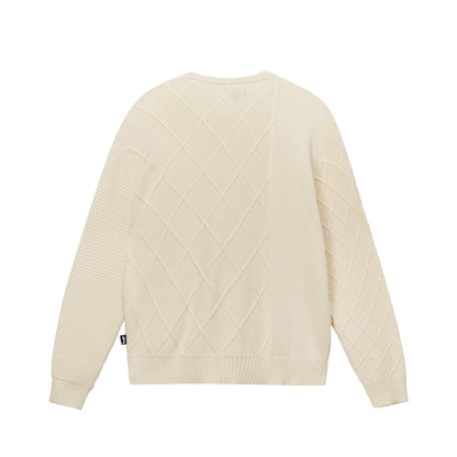 Stussy Patchwork Sweater - Natural
