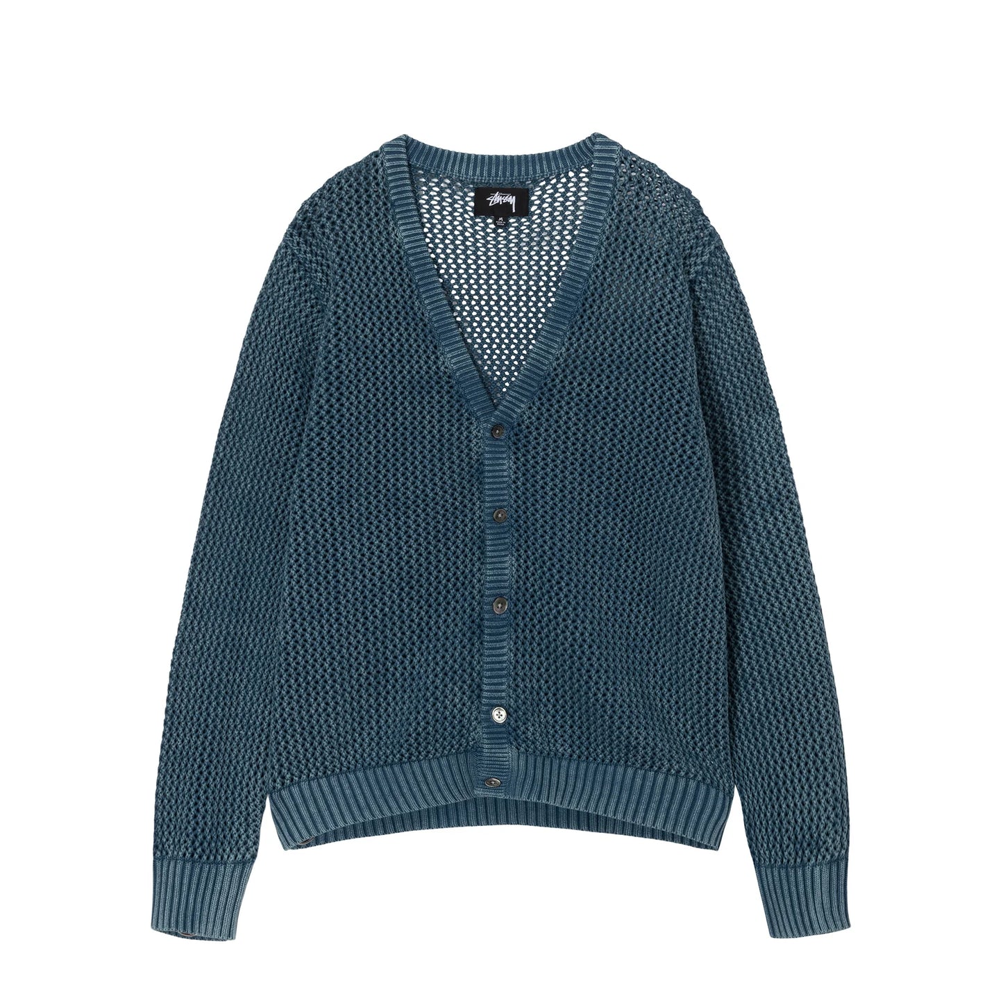 Stussy Loose Gauge Cardigan - Blue