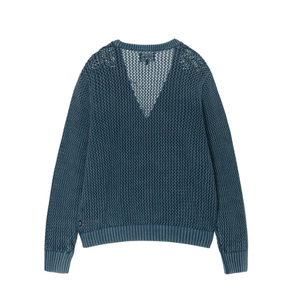 Stussy Loose Gauge Cardigan - Blue