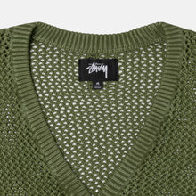 Load image into Gallery viewer, Stussy Loose Gauge Cardigan - Olive