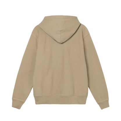 Stussy Overdyed Stock Logo Hoodie - Khaki