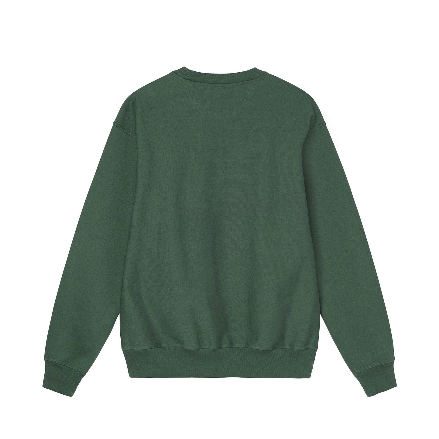 Stussy Stock Logo Crewneck - Forest