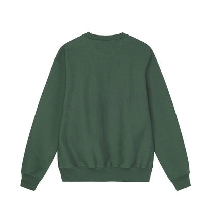 Stussy Stock Logo Crewneck - Forest