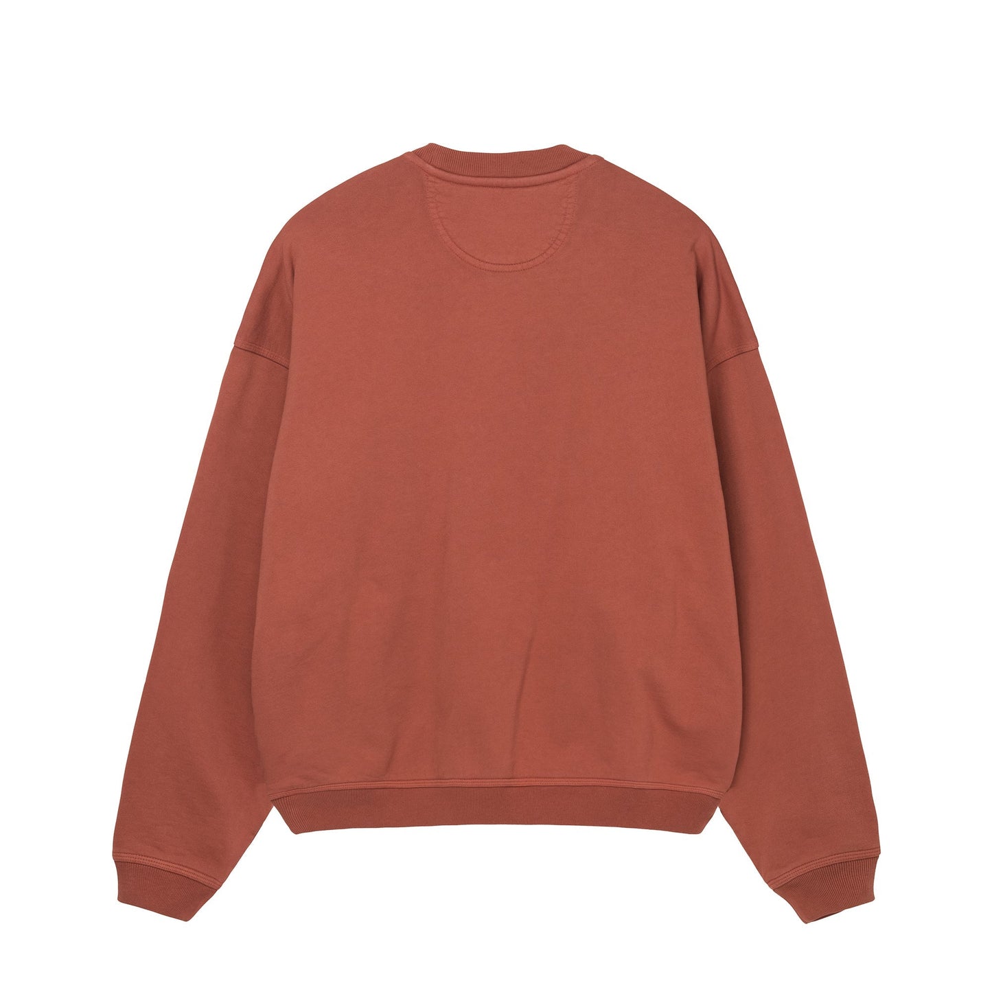 Stussy Relaxed Smoothstock Crewneck - Brick