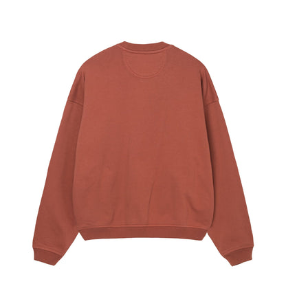 Stussy Relaxed Smoothstock Crewneck - Brick