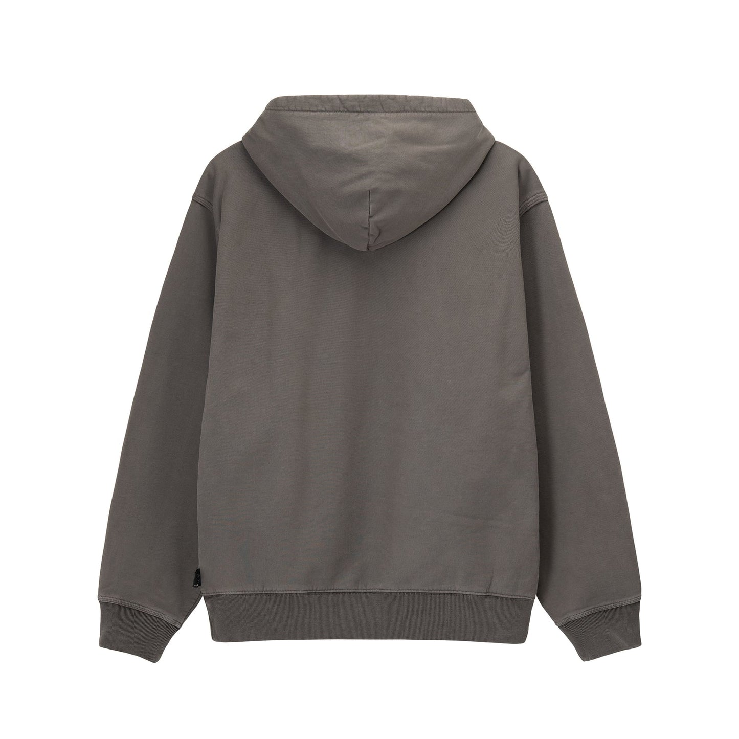 Stussy Pigment Dyed Fleece Hoodie - Charcoal