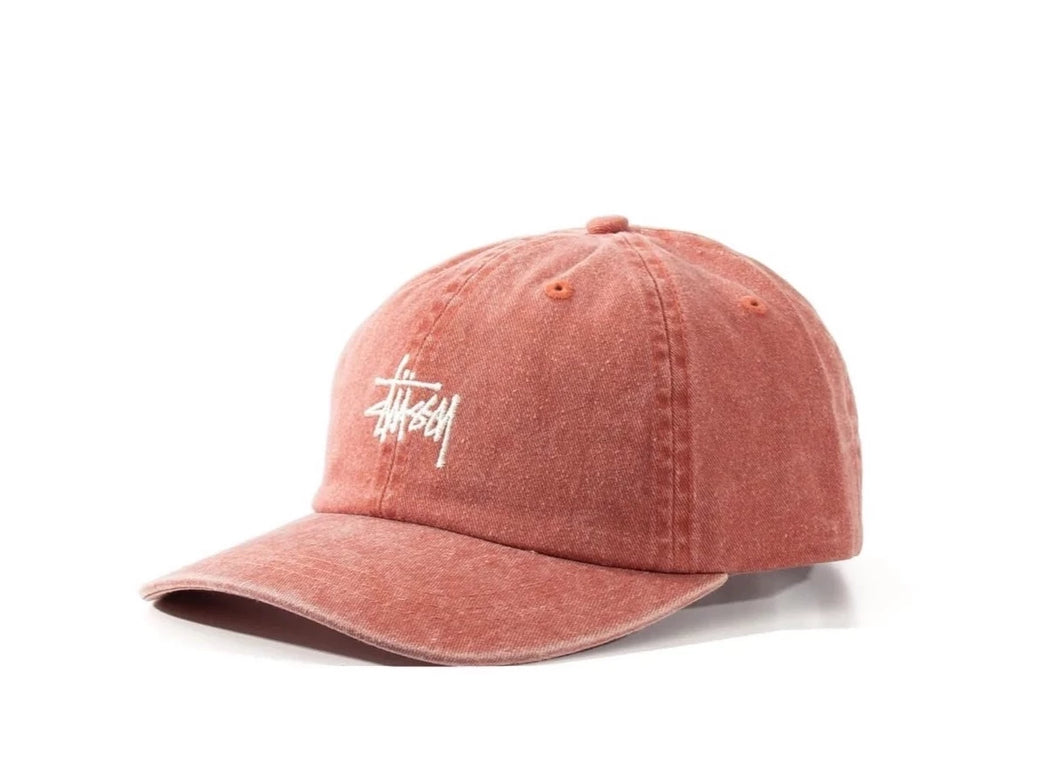 Stussy Washed Stock Low Pro Cap - Rust