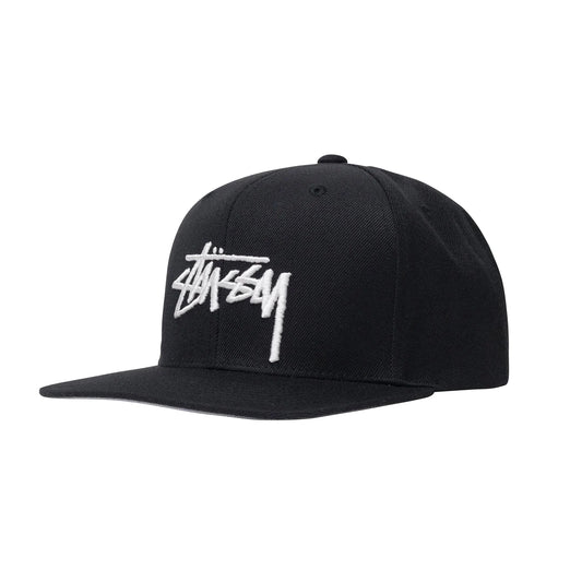 Stussy Big Stock High Crown Cap - Black