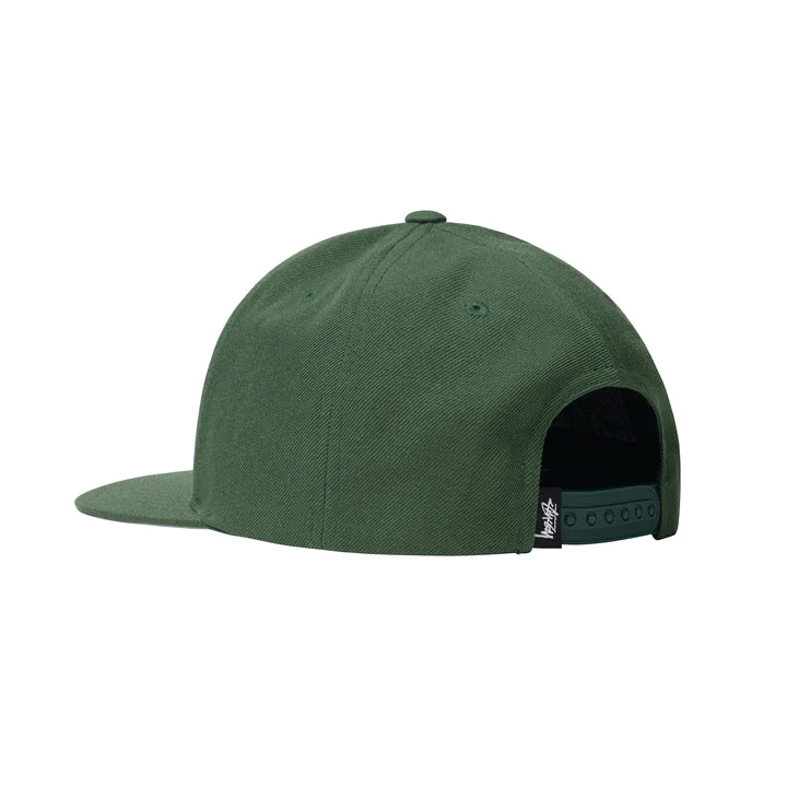 Stussy Big Stock High Crown Cap - Forest