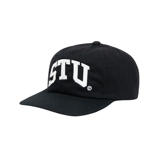Stussy Stu Arch Strapback Cap - Black