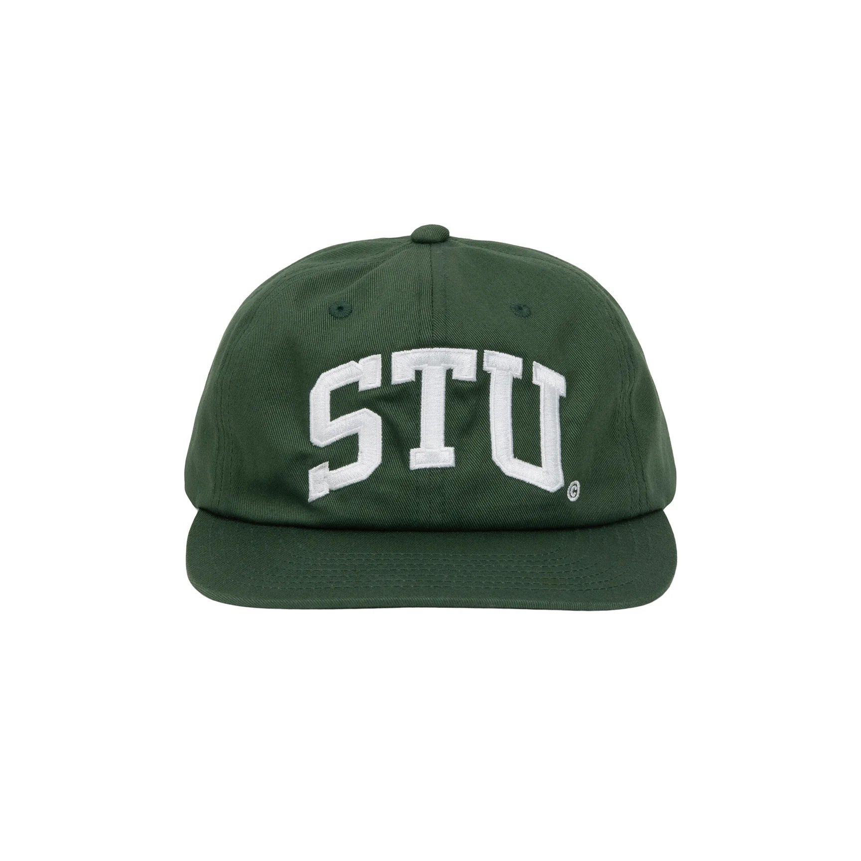 Stussy Stu Arch Strapback Cap - Forest – Ninetimes Skateshop