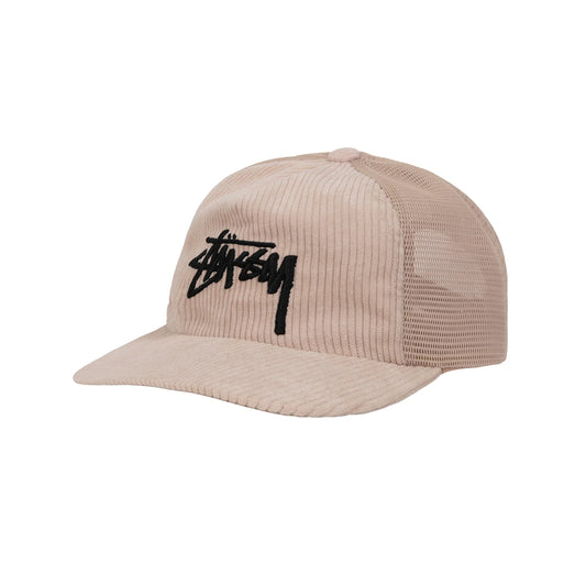 Stussy Corduroy Trucker Cap - Cream