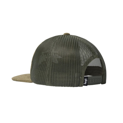 Stussy Corduroy Trucker Hat - Green