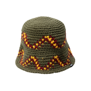 Stussy Giza Knit Bucket Hat - Olive