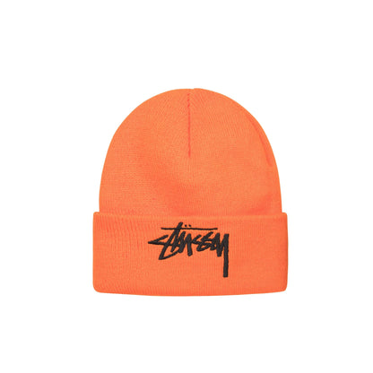 Stussy Big Stock Cuff Beanie - Orange