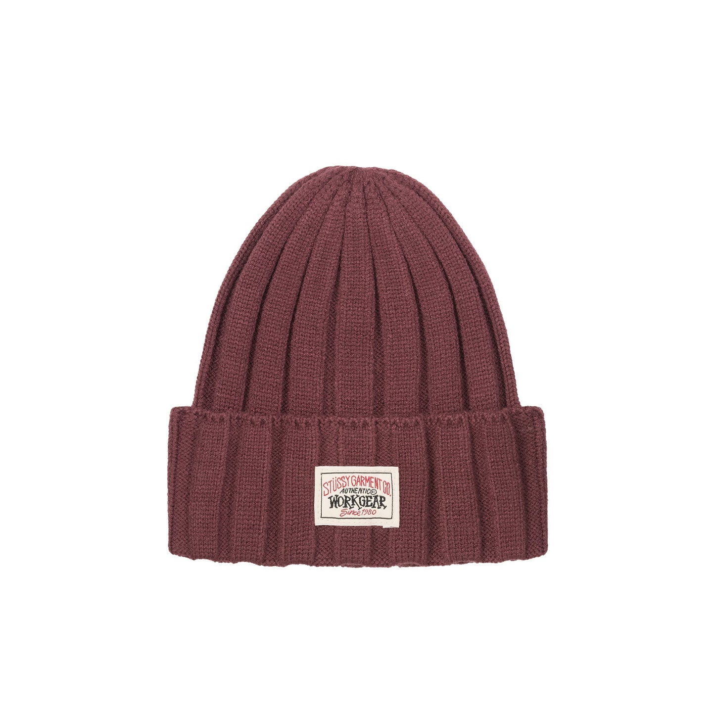 Stussy Workwear Cuff Beanie - Brown