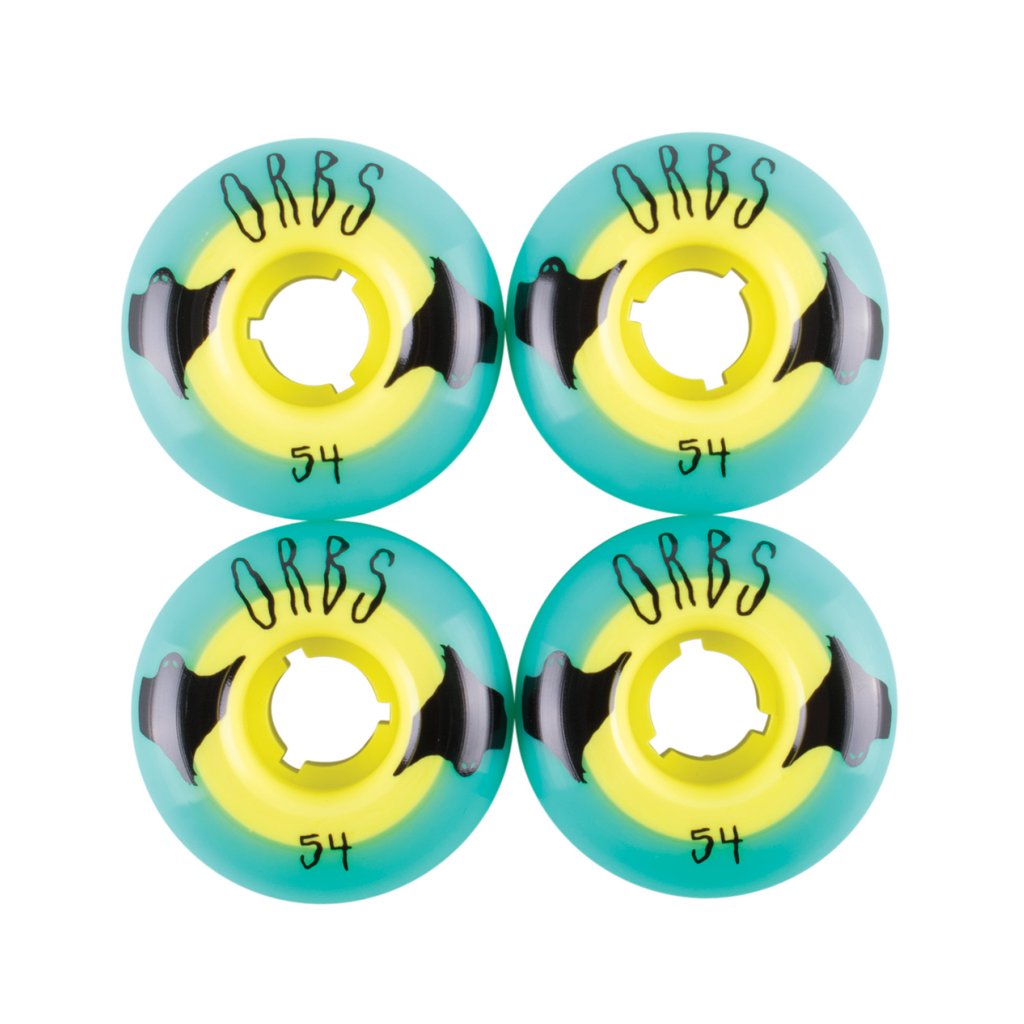 Welcome Orbs 54 Poltergeist 104A Solid Core Teal/Yellow