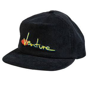 Venture 90s Snapback - Black