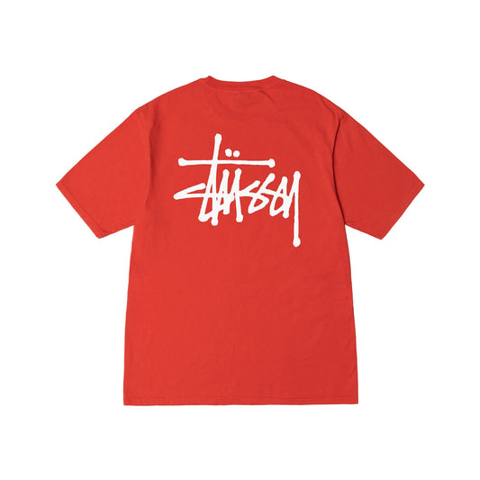 Stussy Basic Pigment Dyed Tee - Tomato