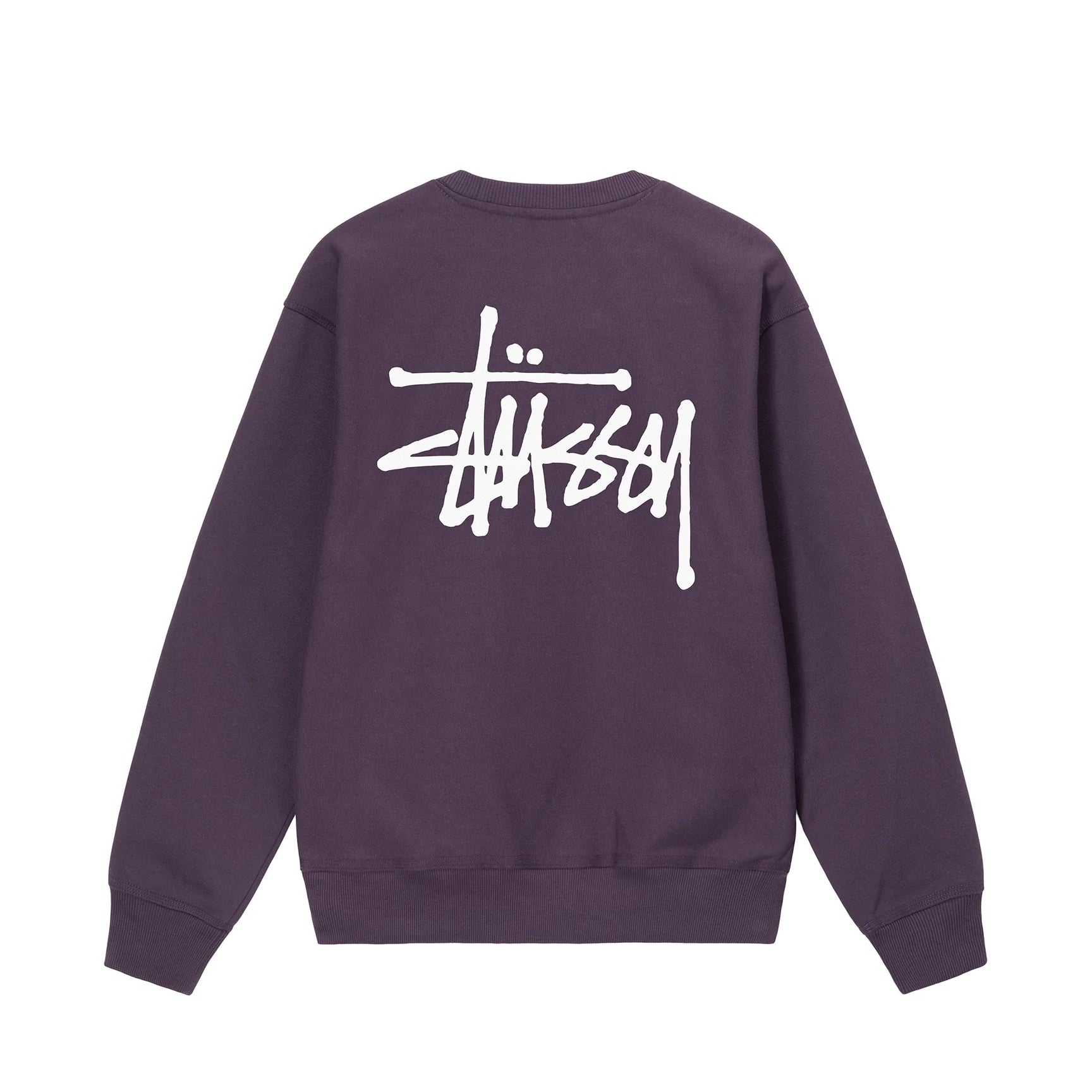 Stussy Basic Crewneck Grape
