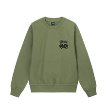 Load image into Gallery viewer, Stussy Dice Pigment Dyed Crewneck - Artichoke