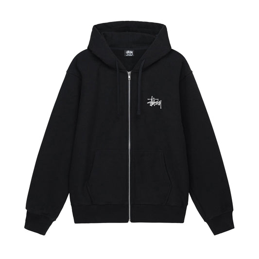 Stussy Basic Zip Hoodie - Black