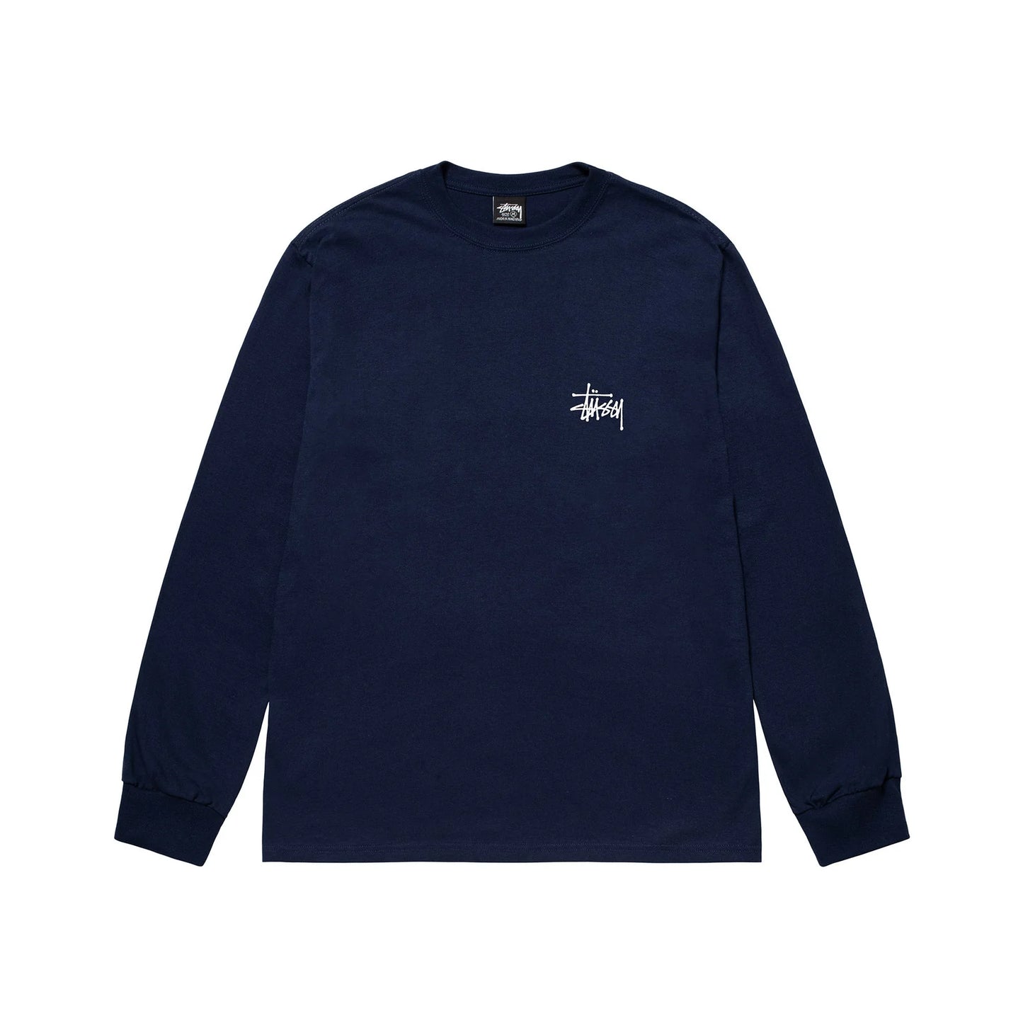 Stussy Basic Longsleeve - Navy