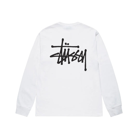 Stussy Basic Longsleeve - White
