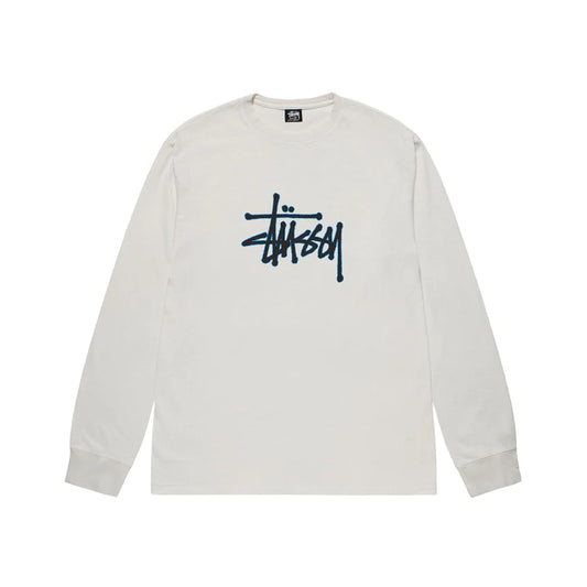 Stussy Outlined Pigment Dyed Longsleeve - Natural